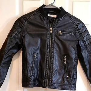 Boys H&M Faux Leather Jacket